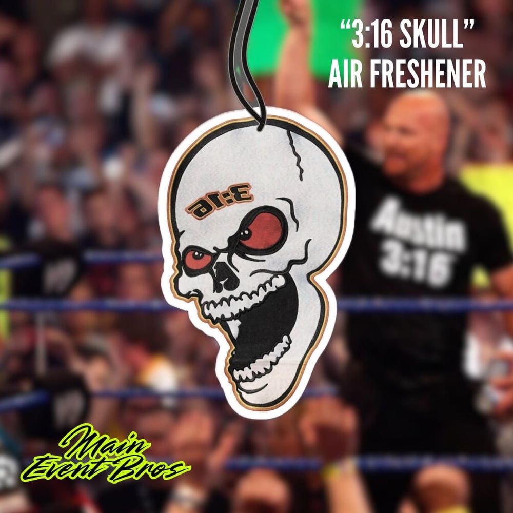 Image of "3:16 Skull" Air Freshener
