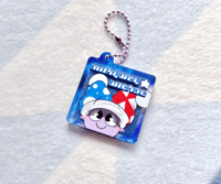 Marx Liquid Glitter CD Keychain (FILLED)