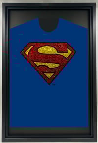 Image 2 of  Customised by hand, Vintage Superman T shirt