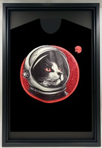 Image 3 of Space kitten 3, red rhinestones