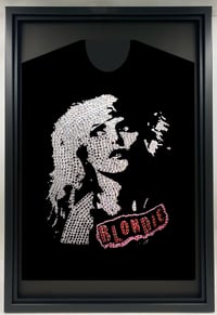 Image 2 of Customised by hand Blondie in rhinestones T shirt