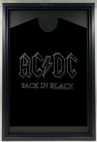 Image 2 of Vintage AC DC T shirts, upcycled, hand custom rhinestoned logos