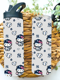 Image 1 of Hello Kitty Yankees Tumbler