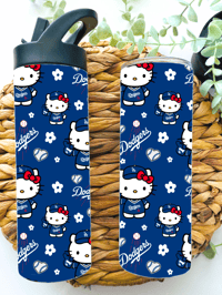 Image 1 of Hello Kitty Dodgers Tumbler