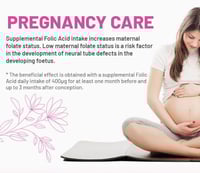 Image 2 of Folic Acid+ 400 Mcg - Vegan Tablets with Vitamin B12