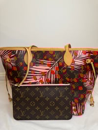 Pre-Owned Louis Vuitton Monogram Canvas Jungle Dots Neverfull MM – Limited Edition