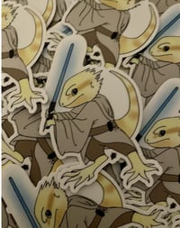 Image 2 of Jedi Beardie Sticker