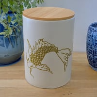 Image 1 of Koi Fish Hand-Painted Candle 🐟