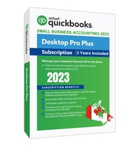 QuickBooks Desktop Pro 2023 - lifetime License-Canada