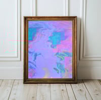Image 2 of “Siren Candy” Acrylic Painting Fine Art Print Wall Decor Abstract Fluid Art