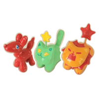 Image 1 of Mini Clay Animal Figures
