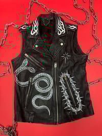 Image 1 of RITUAL FLAME faux leather jacket 