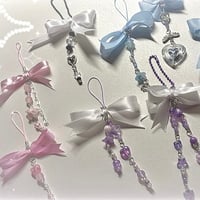 Image 1 of custom beaded keychain
