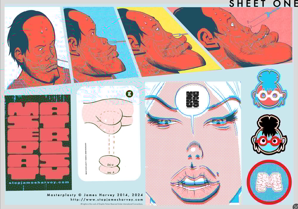 Sticker Set - Masterplasty (Sheets 1 + 2)