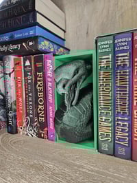 Image 1 of Serpent Book Nook | Dark Magic Bookshelf Insert | Gothic Shelf Decor | Fantasy Library Accent | E...