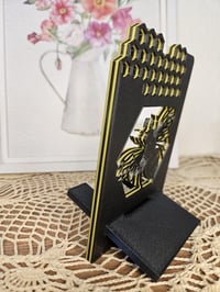 Image 2 of Bee and Honeycomb Tablet Stand – Stylish 3d Printed Stand for Tablets and Smartphones