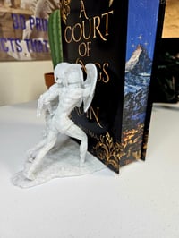 Image 2 of The Spartans Bookend Set | Warrior-Themed Bookshelf Decor | Ancient Greece Book Holder | Heroic L...