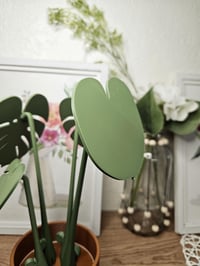Image 4 of 3D Printed Monstera Plant Coaster Set | Albo Design | Cute Plant Pot | Fake Plant Decor | Housewa...