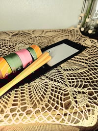 Image 5 of Sushi Pill Organizers | 7-Day Tracker Tray with Hidden To-Do List and Chopstick Pens | Salmon, Tu...