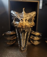 Image 5 of Dragon Awakening Book Nook - Fantasy Bookshelf Insert, 8" Tall, 5" Wide, 9" Deep - Mystical Libra...