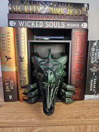 Image 6 of Dragon Awakening Book Nook - Fantasy Bookshelf Insert, 8" Tall, 5" Wide, 9" Deep - Mystical Libra...
