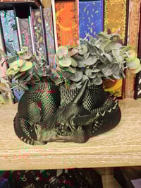 Image 2 of Sleeping Dragon Planter & Candy Bowl – Whimsical 2-in-1 Decorative Accent