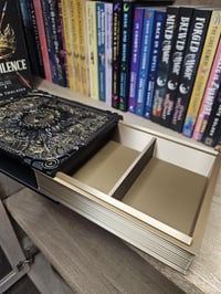Image 5 of 3D Printed Storage Tome Dice Box| Fantasy Book Box | RPG and Bookmark Organizer | Dice Box | Two ...