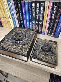 Image 6 of 3D Printed Storage Tome Dice Box| Fantasy Book Box | RPG and Bookmark Organizer | Dice Box | Two ...