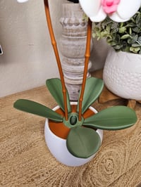 Image 2 of Aromatic Orchid Oil Diffuser – 9.5" Wide, 16" Tall, Manual Spin Diffuser