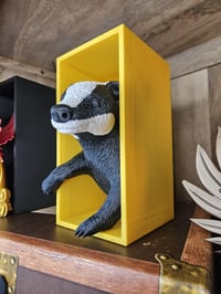 Image 2 of Badger Book Nook | Wizard-Themed Magic Bookshelf Insert 