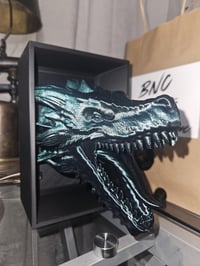 Image 9 of Dragon Awakening Book Nook - Fantasy Bookshelf Insert, 8" Tall, 5" Wide, 9" Deep - Mystical Libra...