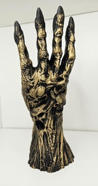Image 5 of Skeleton Hand Book Display | Spooky Book Holder | Death's Grasp Decor | Gothic Bookshelf Accent |...
