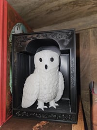 Image 7 of White Owl Book Nook | Magical Owl Theme