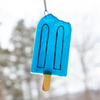Image 2 of Fused Glass Popsicle Suncatchers