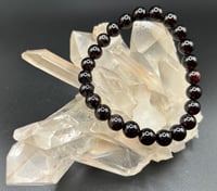 8mm Almandine Garnet Stretch Bracelet