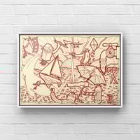 Image 1 of 'Sunrise' - print (cream)