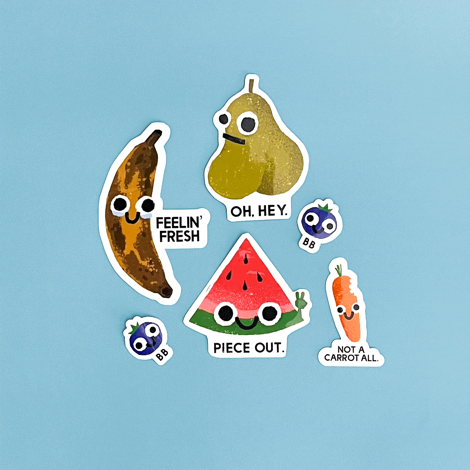 Image 3 of Produce Pals: Sticker Pack No. 1
