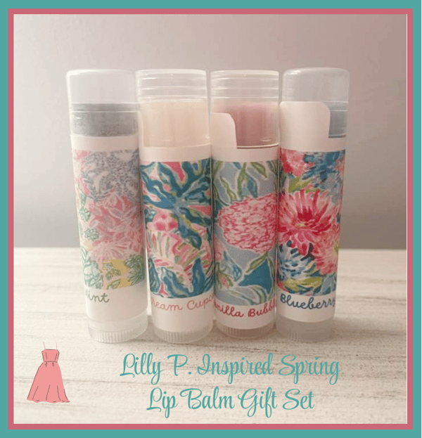 Image of Lilly P. Inspired 4 Pack Lip Balm Gift Set 