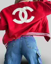 Image 3 of Iconic Luxe Varsity Jacket