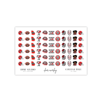 Image 4 of UGA BULLDOGS NAIL DECALS