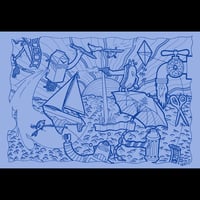 Image 2 of 'Sunrise' - print (blue)