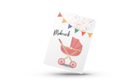 Mabrouk New Baby Card