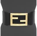 COLOR METAL F BUCKLE ELASTIC BELT