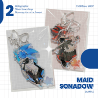 Image 2 of Maid Sonadow Charms + Sticker