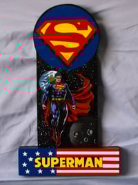 Image 1 of Superman 3D Wooden Diorama Wall Décor