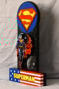 Image 3 of Superman 3D Wooden Diorama Wall Décor