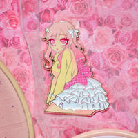 Image 2 of Plaid cosplay cutie pin