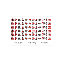 Image 2 of TAMPA BAY BUCCANEERS FOOTBALL NAIL DECALS 