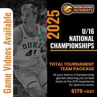 $179+gst - 2025 U16 National Championships - Total Tournament Team Package