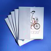 Image 4 of Bonjour! Letterpress Greeting Card (Blank)